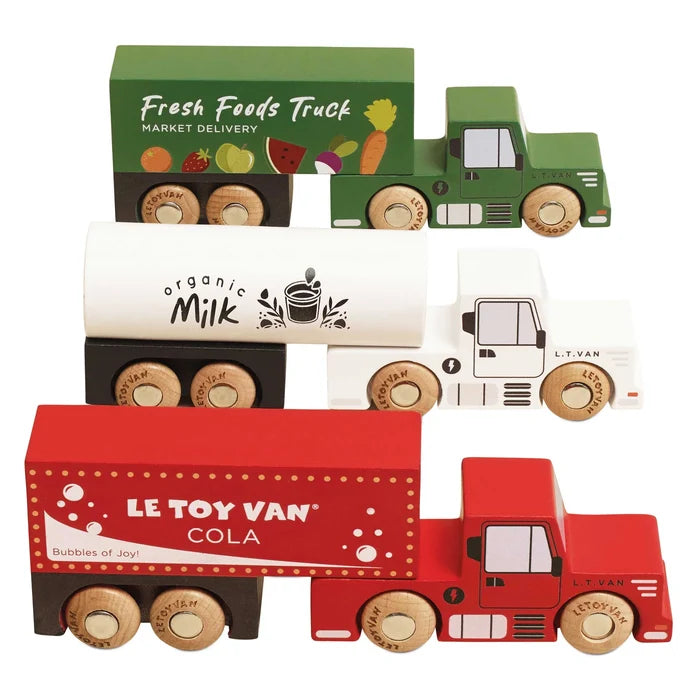 WOODEN TRAILER TRUCKS