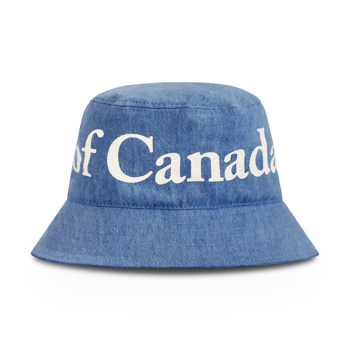 Made in Canada 100% Cotton Wordmark Bucket Hat Denim - Province of Canada