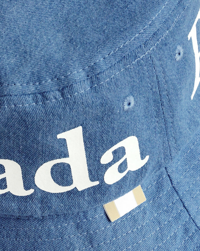 Made in Canada 100% Cotton Wordmark Bucket Hat Denim - Province of Canada