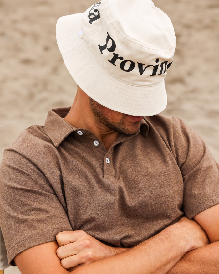 Made in Canada 100% Cotton Wordmark Bucket Hat Natural - Province of Canada