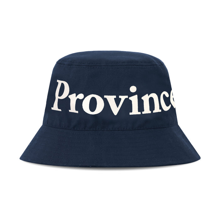 100% Cotton Made in Canada Wordmark Bucket Hat Navy - Province of Canada