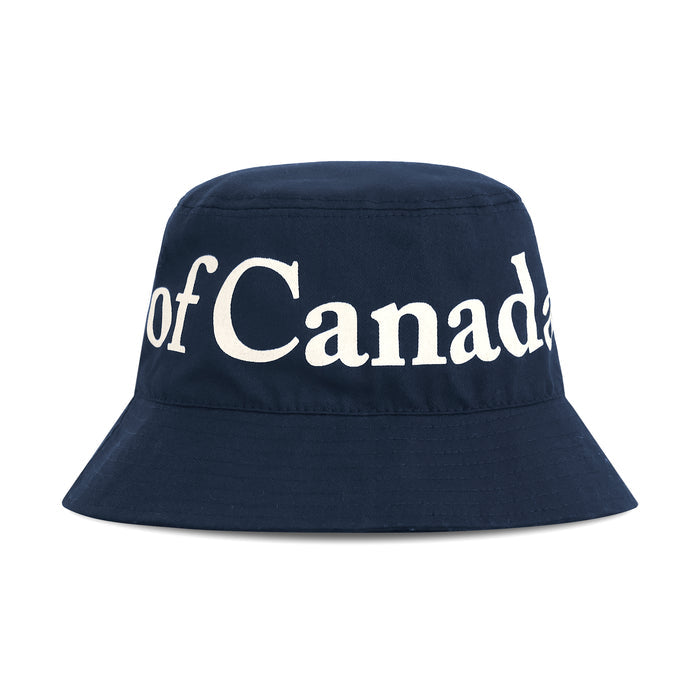100% Cotton Made in Canada Wordmark Bucket Hat Navy - Province of Canada