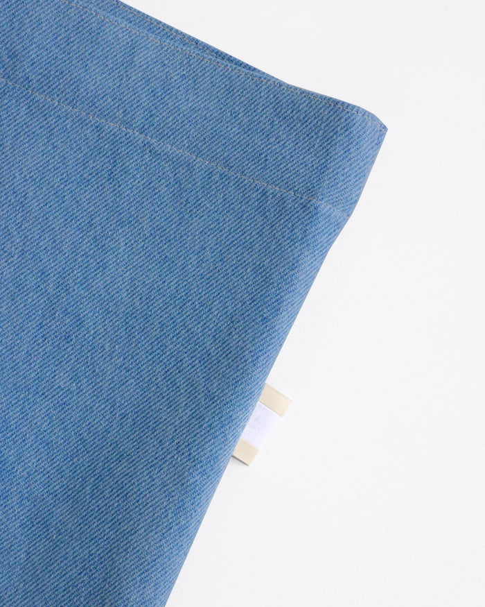 100% Cotton Made in Canada Large Wordmark Tote Bag Denim - Province of Canada