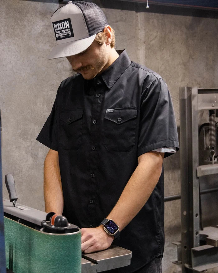 Workforce Short Sleeve Work Shirt - Black