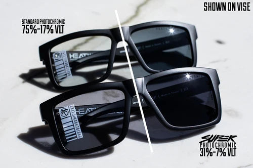 XL Vise Z87 safety glasses by Heat Wave Visual in black, alternate view of the XL frame