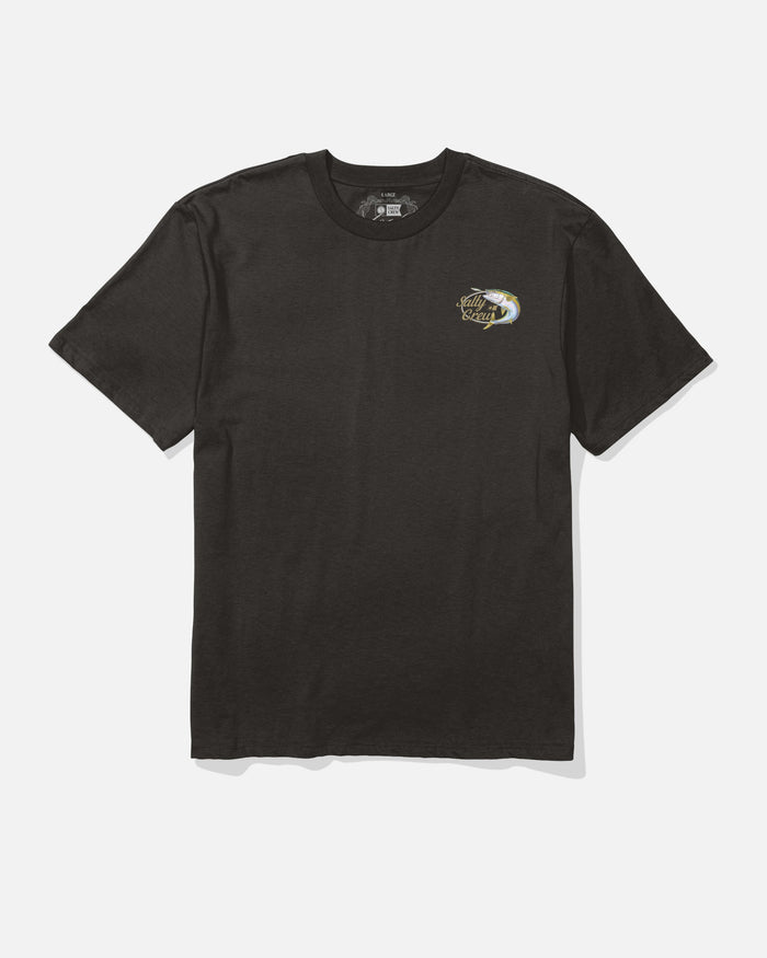 Salty Crew Yellowtail Classic short-sleeve graphic t-shirt in black