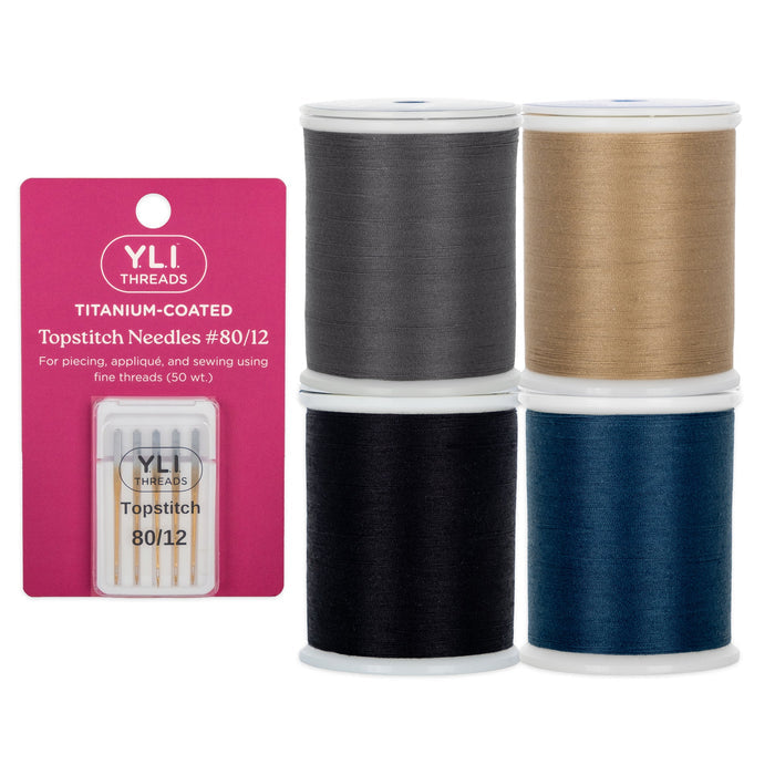 YLI Thread Dream Seam Set - Dark Neutrals
