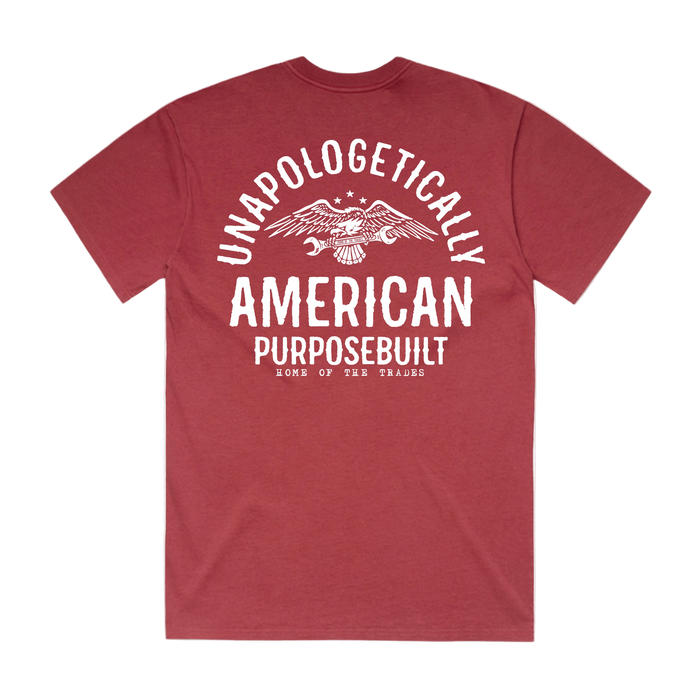 Purpose-Built Unapologetically America short-sleeve graphic tee, main product view