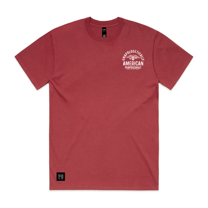 Purpose-Built Unapologetically America short-sleeve graphic tee, additional product view