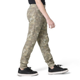 Carhartt youth boys faded camo fleece sweatpant, additional product view