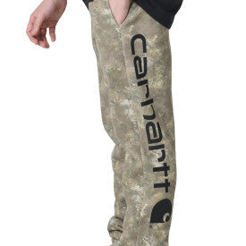 Youth Boy's Fleece Faded Camo Logo SweatPant - Faded Camo