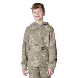 Carhartt youth boys long-sleeve sweatshirt in faded camo
