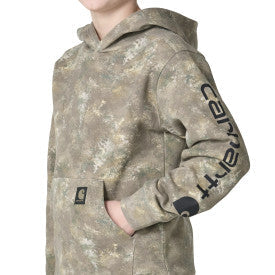 Youth Boys Long-Sleeve Faded Camo Sweatshirt - Faded Camo