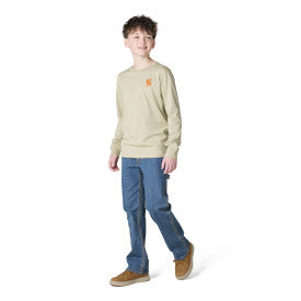 Youth Boys Long-Sleeve Skull T-Shirt - Elm