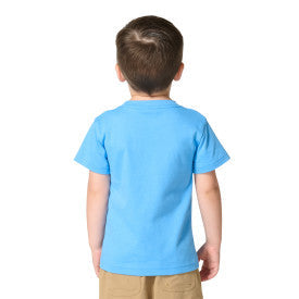 Carhartt youth boys tool pocket t-shirt in azure blue, alternate product view