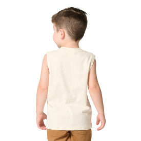 Youth Boys Sleeveless Racing T-Shirt - Turtledove