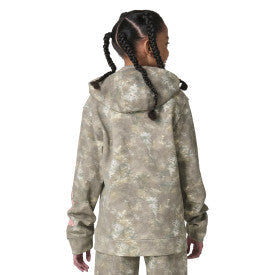 Carhartt youth girls faded camo logo sweatshirt, alternate product view