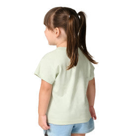 Carhartt youth girls garden pocket t-shirt in sea foam, additional product view
