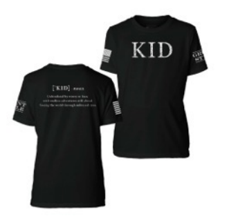 Grunt Style youth Kid Defined graphic tee in black