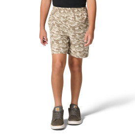 Carhartt youth Rugged Flex camo work short in brown camo