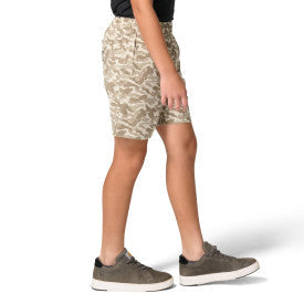 Carhartt youth Rugged Flex camo work short in brown camo, additional product view