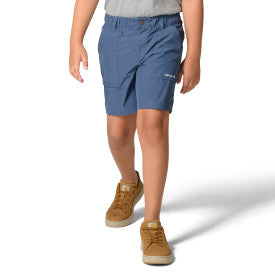 Carhartt youth Rugged Flex heather short in blue horizon heather