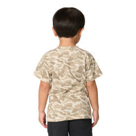 Carhartt youth camo pocket t-shirt in brown camo, additional product view
