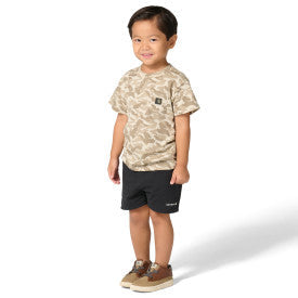 Youth Short-Sleeve Camo Pocket T-Shirt - Brown Camo