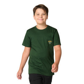 Carhartt youth St. Patrick's Day graphic t-shirt in mountain view, alternate product view