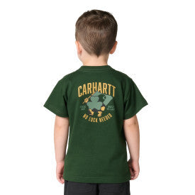 Carhartt youth St. Patrick's Day graphic t-shirt in mountain view, additional product view