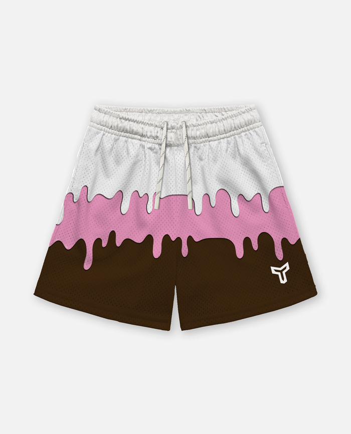 Shorts  titan battlegear with a unique design on a white background