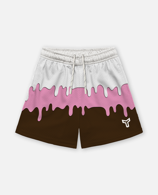 Shorts  titan battlegear with a unique design on a white background