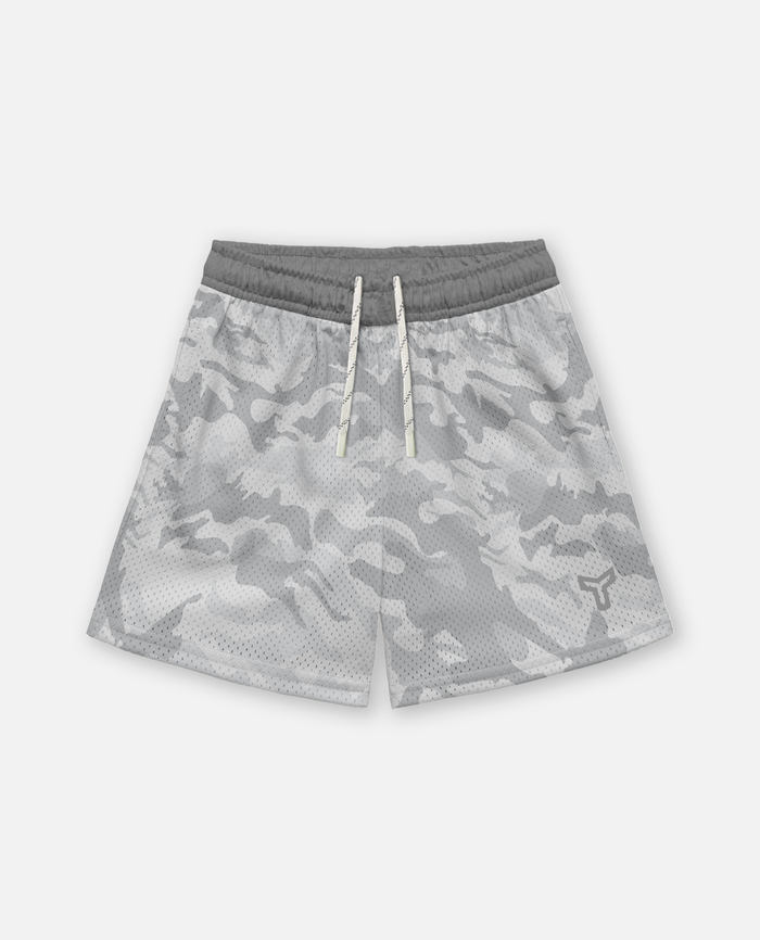 YTH DRYLAND SHORT - WHITEOUT CAMO