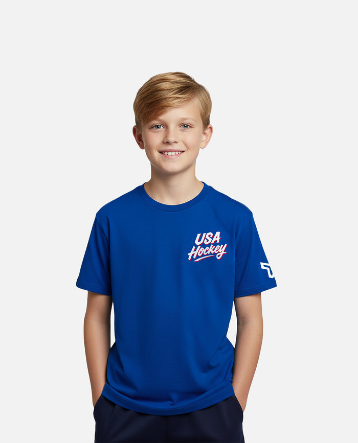 YTH FOR THE FLAG TEE - USA GRAPHIC