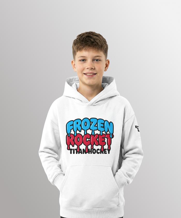 YTH FROZEN ROCKET HOODIE - WHITE
