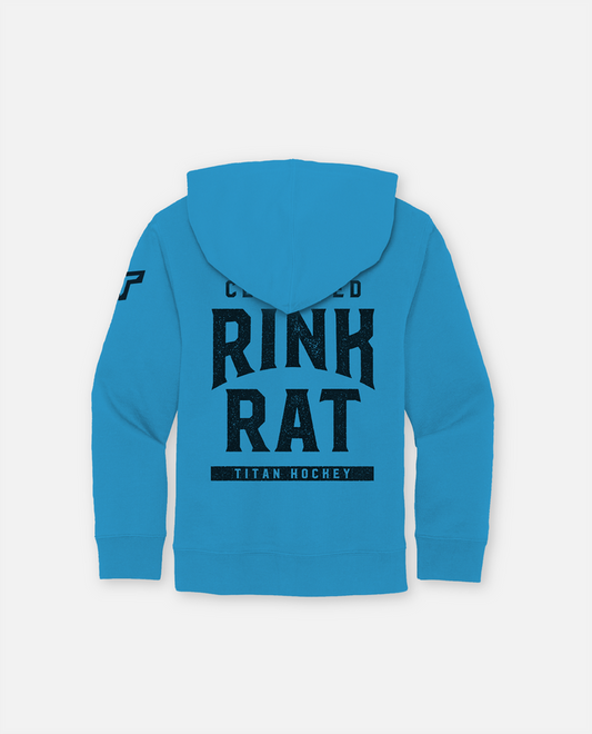 YTH RINK RAT HOODIE - NEON BLUE