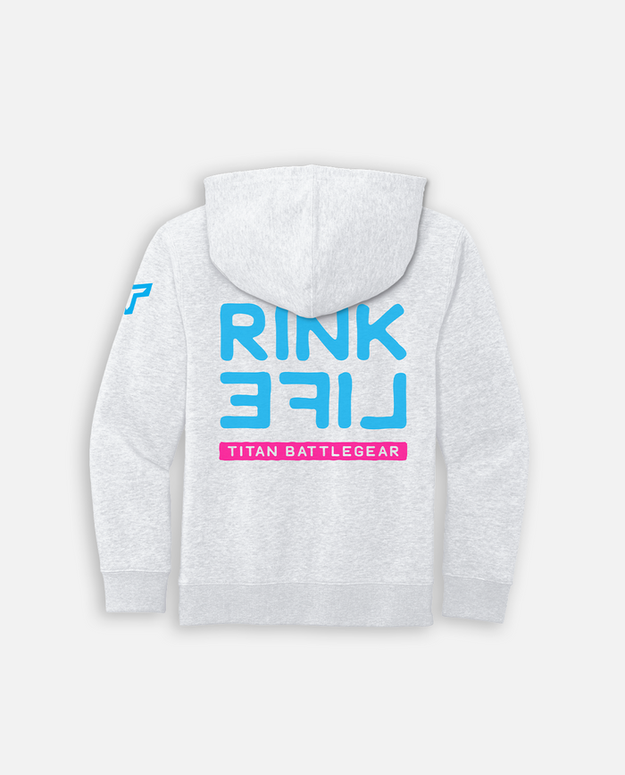 YTH RL STACK HOODIE - HEATHER GRAY