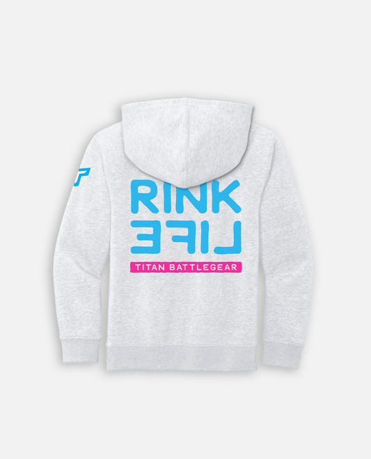 YTH RL STACK HOODIE - HEATHER GRAY
