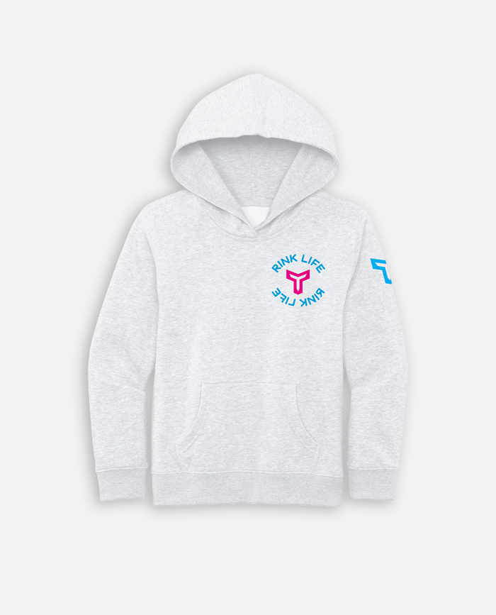 YTH RL STACK HOODIE - HEATHER GRAY