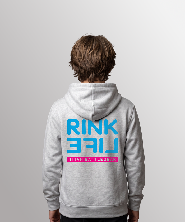 YTH RL STACK HOODIE - HEATHER GRAY
