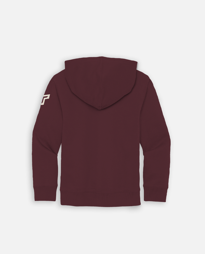 YTH SILKY MITTS HOODIE - MAROON