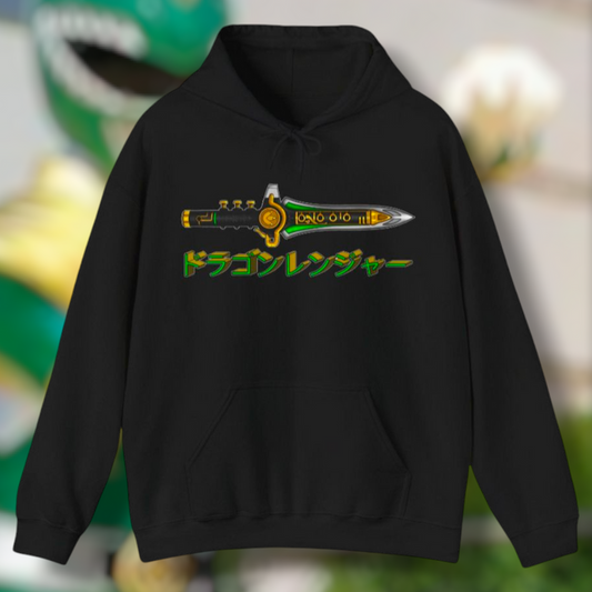 Zyuranger Dragon Dagger Hoodie Super Sentai T Shirt Custom Graphic Art Cosplay Shirts Rangers Retro Vintage 90s